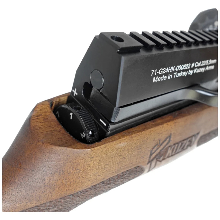 WIATRÓWKA KUZEY K600W PCP KAL.5,5MM DO 17J - ŁOŻE ORZECH TURECKI